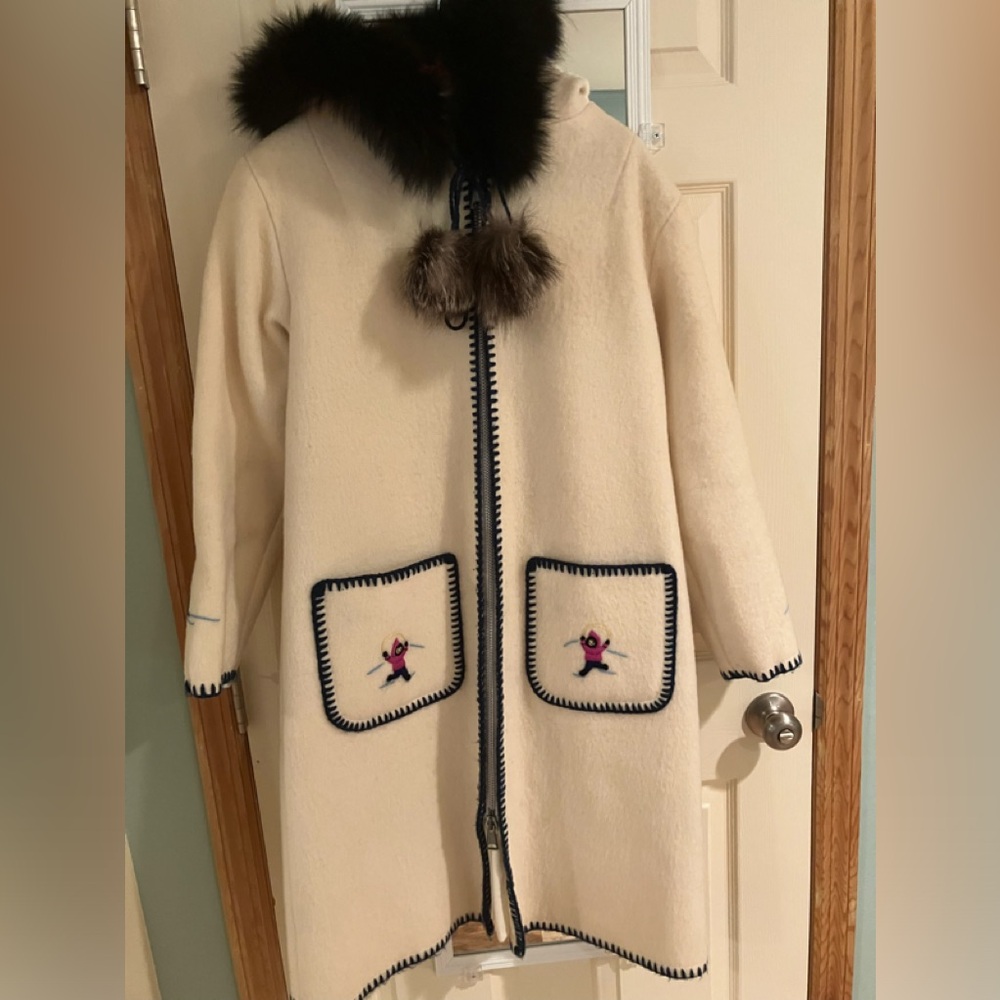 Labrador Wool Embroidered Coat